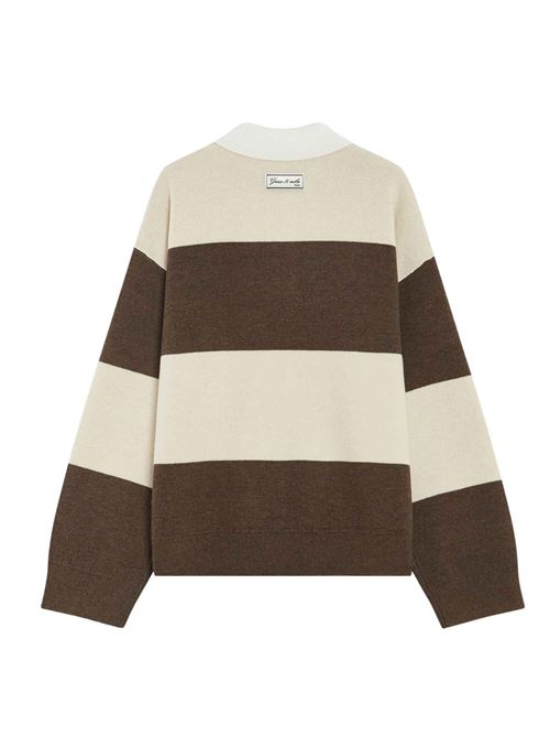 Polo in filo a righe Grace & Mila | FW2617055SABLE